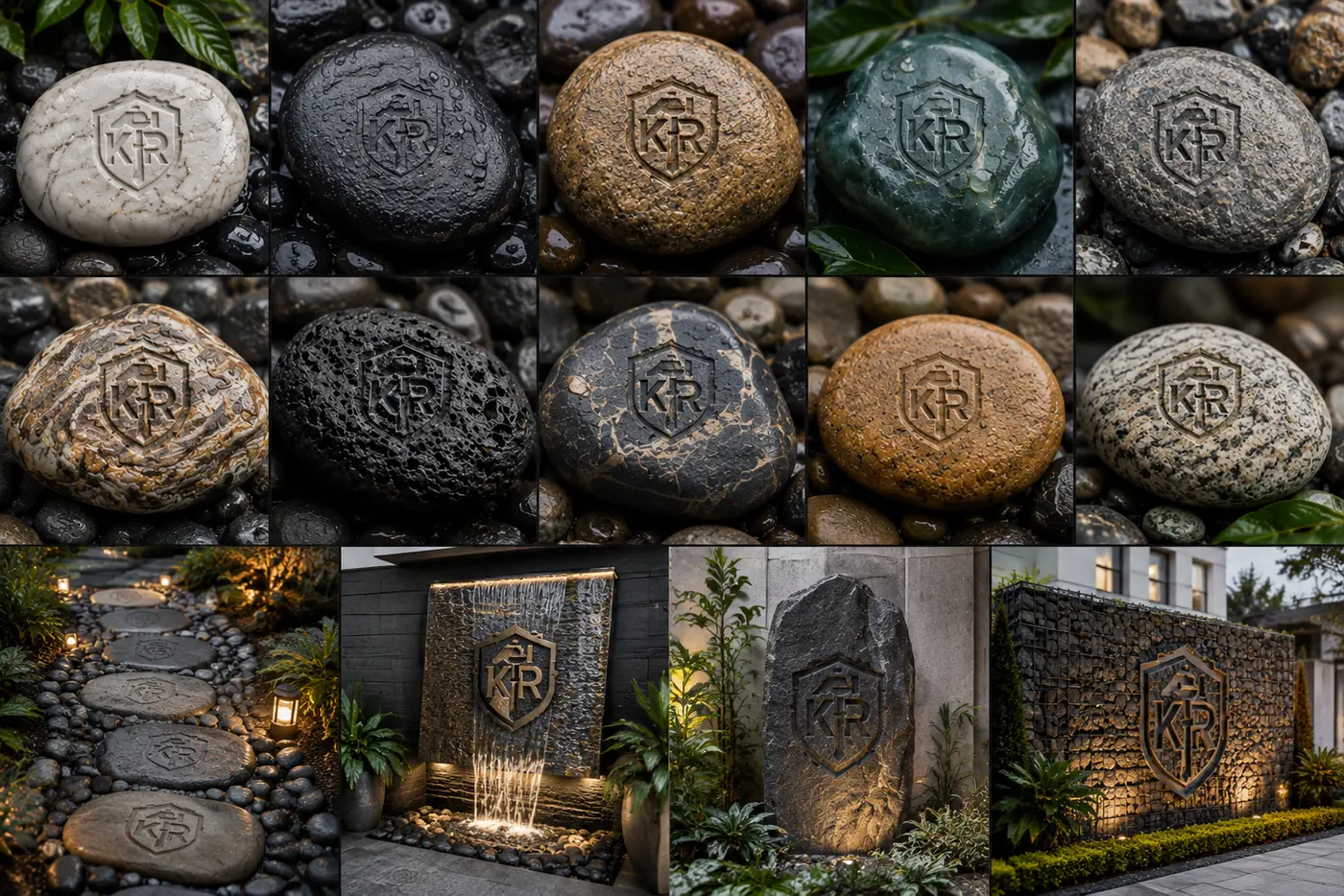 Decorative Stone sculptural character by K R STONES