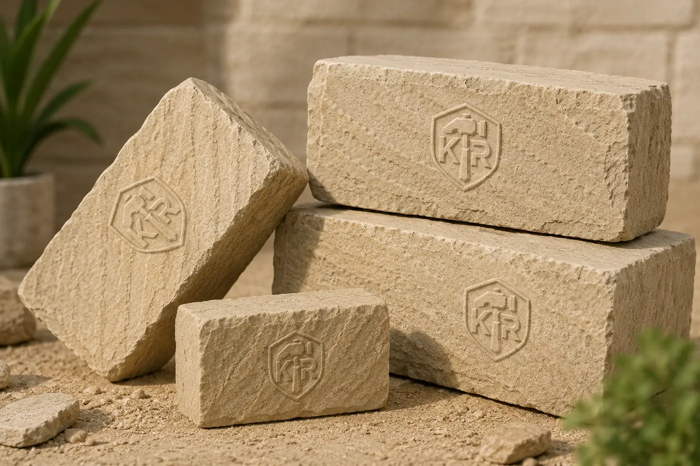 Mint Sandstone quiet architectural warmth by K R STONES