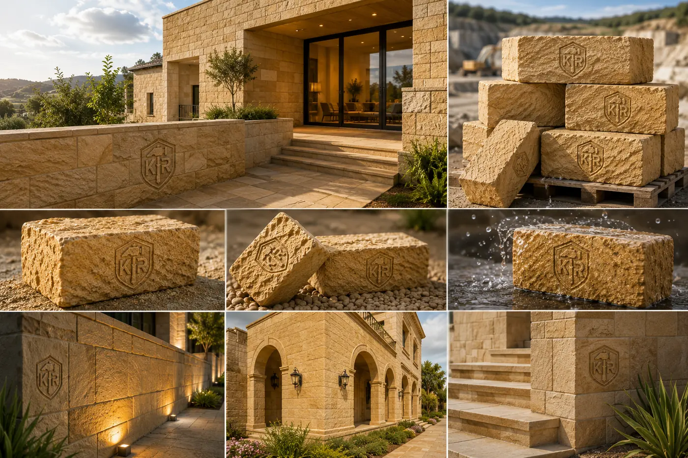 Natural Sandstone natural grain & tone by K R STONES