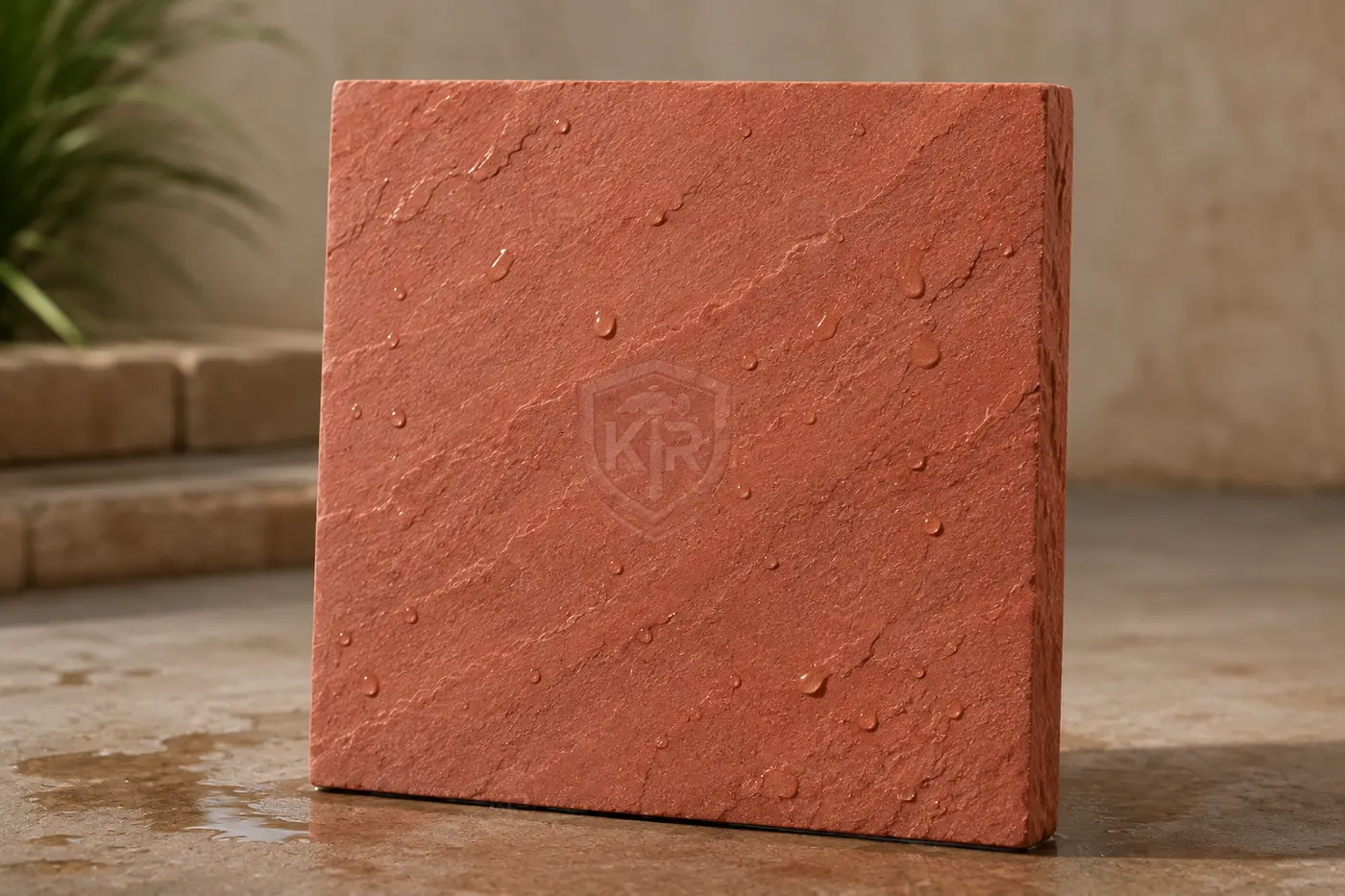 Red Sandstone Tile classic stone tone by K R STONES