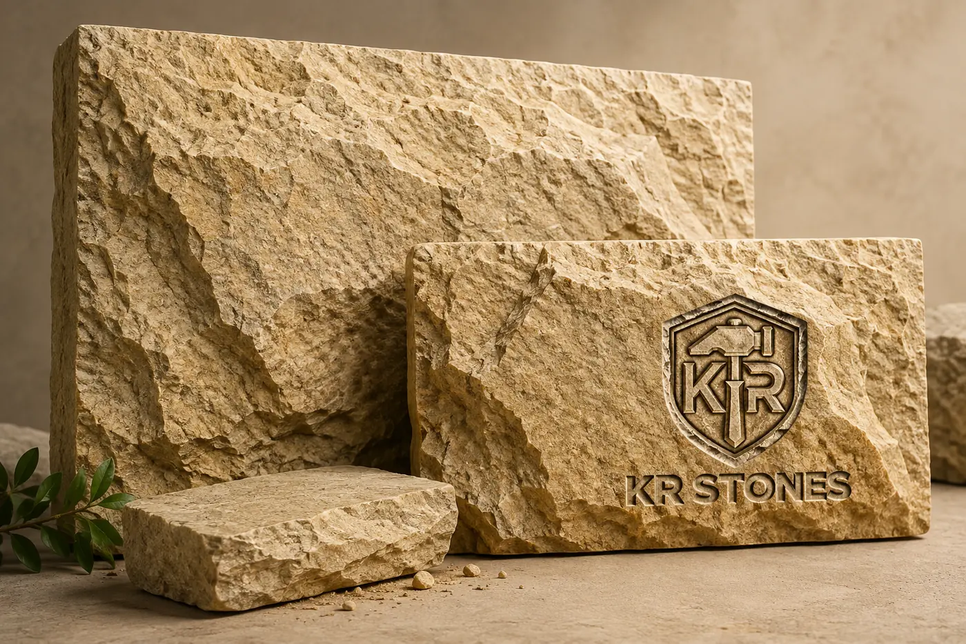 Rockface Sandstone texture with depth by K R STONES
